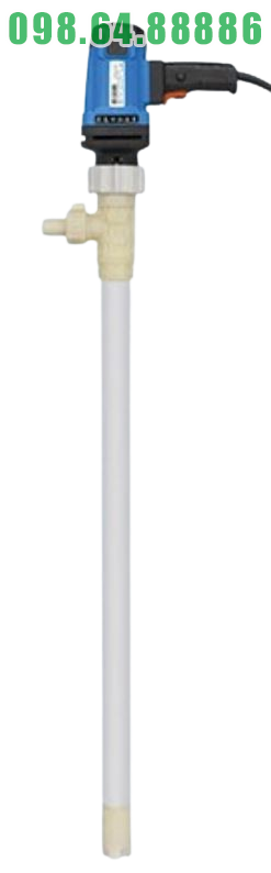 Bơm điện nhúng thùng phuy hóa chất trục dài model JDT-1000W-PTFE